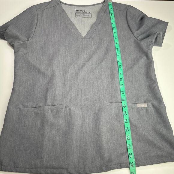 Figs Scrub Set Graphite Kade Cargo Scrub Pants LP Casma Three-Pocket Scrub Top M - Picture 12 of 14